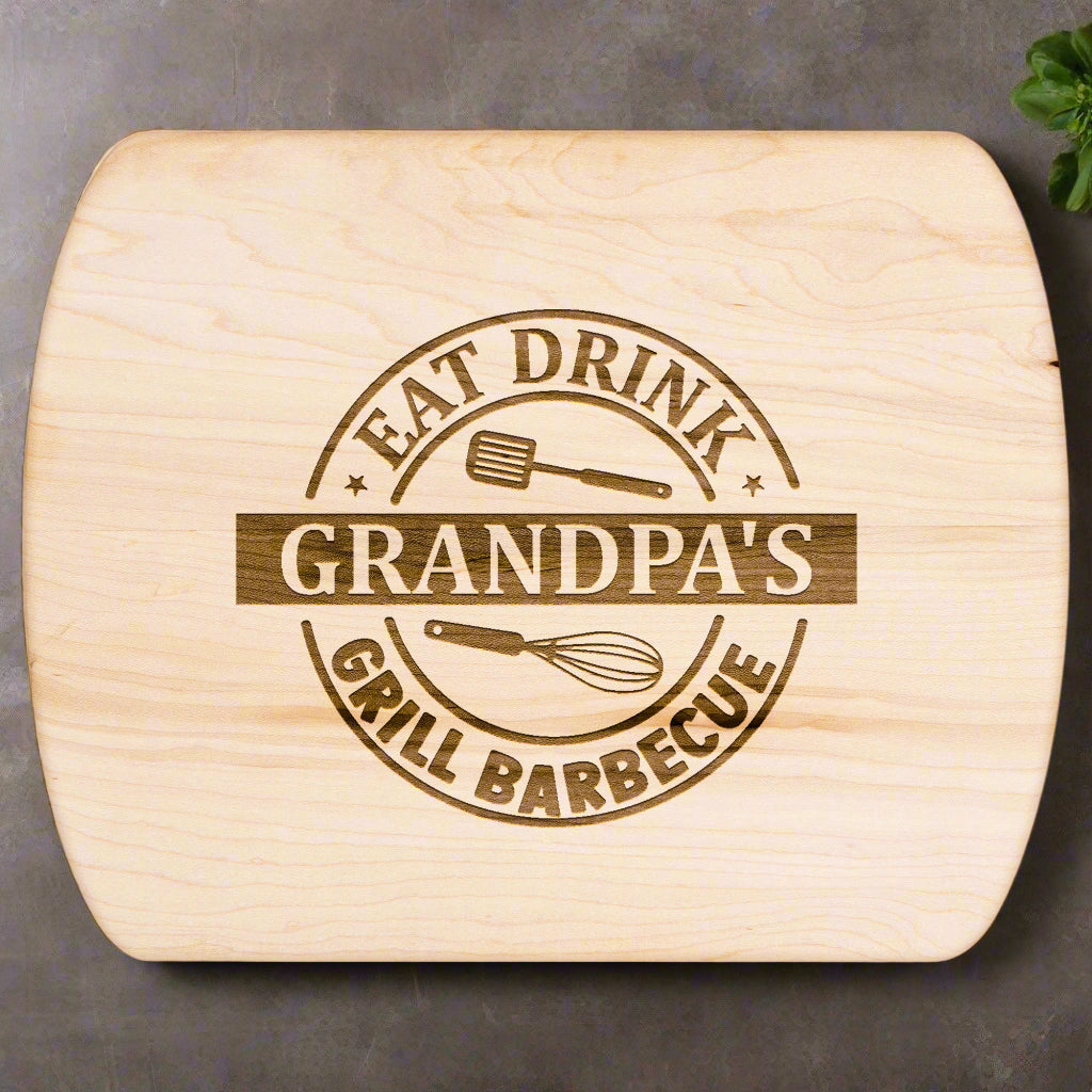 Grandpa's Grill & BBQ Cutting Board - Kim’s Signature Beauty & Accessories    