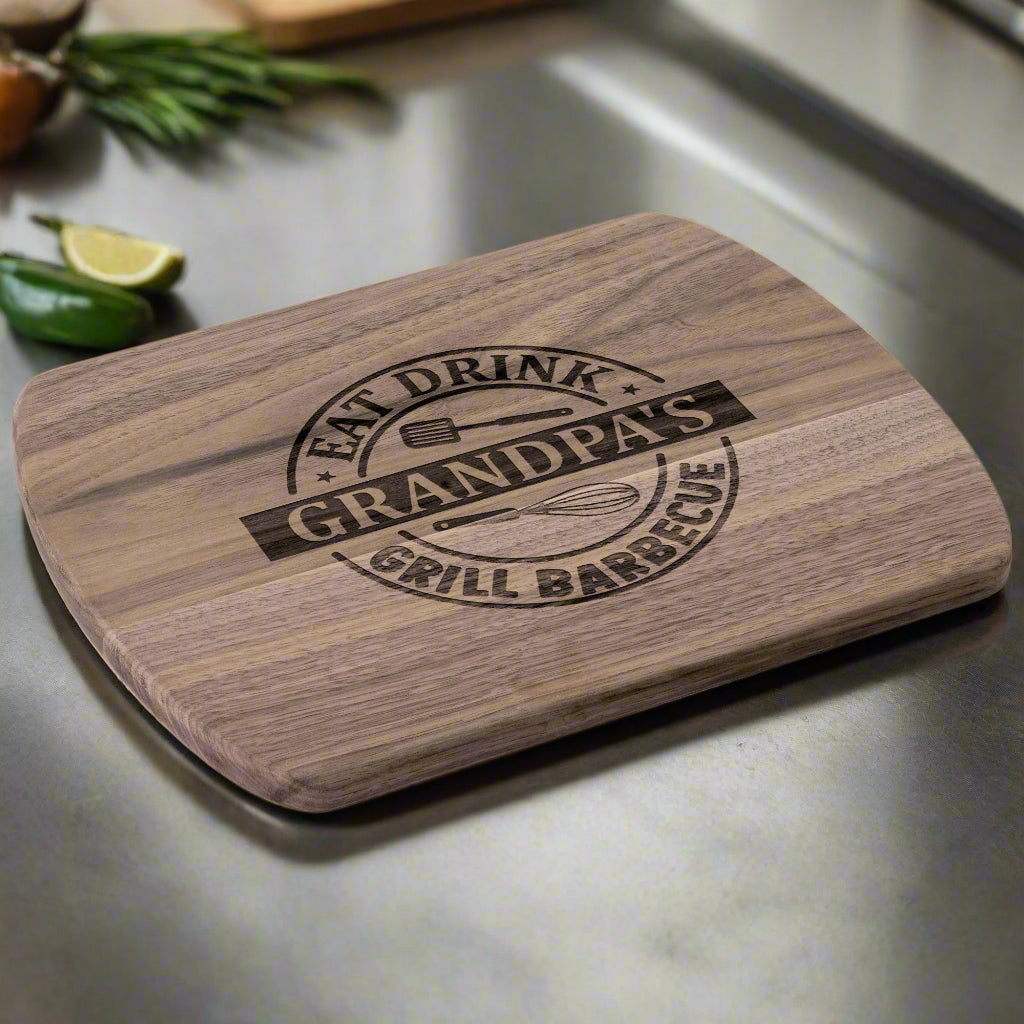 Grandpa's Grill & BBQ Cutting Board - Kim’s Signature Beauty & Accessories    