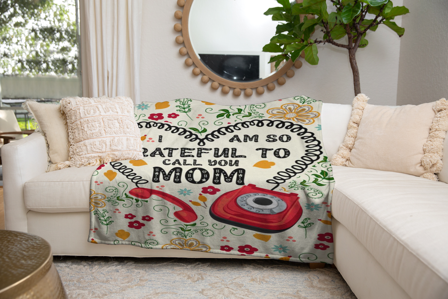 Grateful to Call you Mom Blanket - Kim’s Signature Beauty & Accessories    