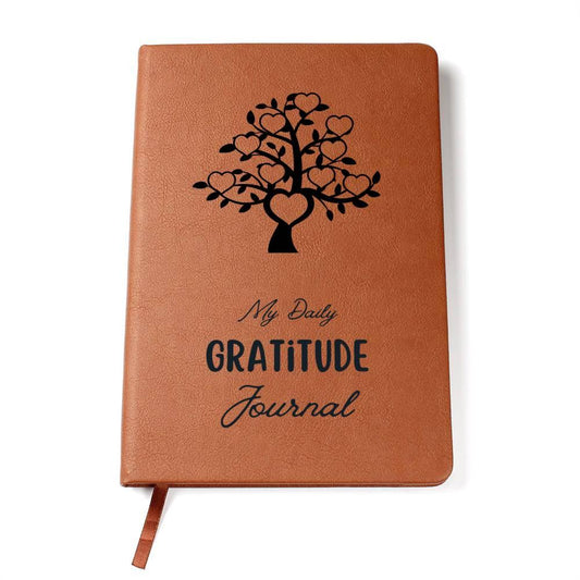 Gratitude Journal with Vegan Leather Cover – Reflect & Inspire - Kim’s Signature Beauty & Accessories