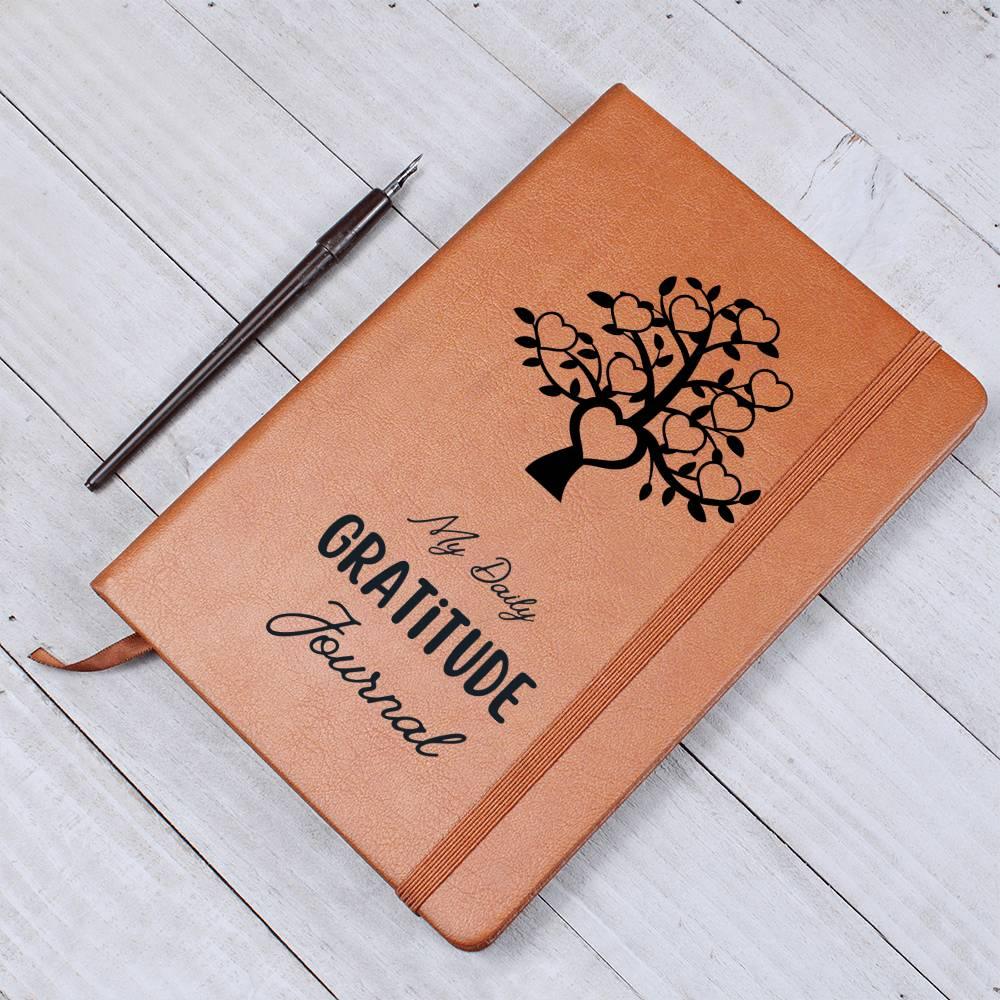 Gratitude Journal with Vegan Leather Cover – Reflect & Inspire - Kim’s Signature Beauty & Accessories