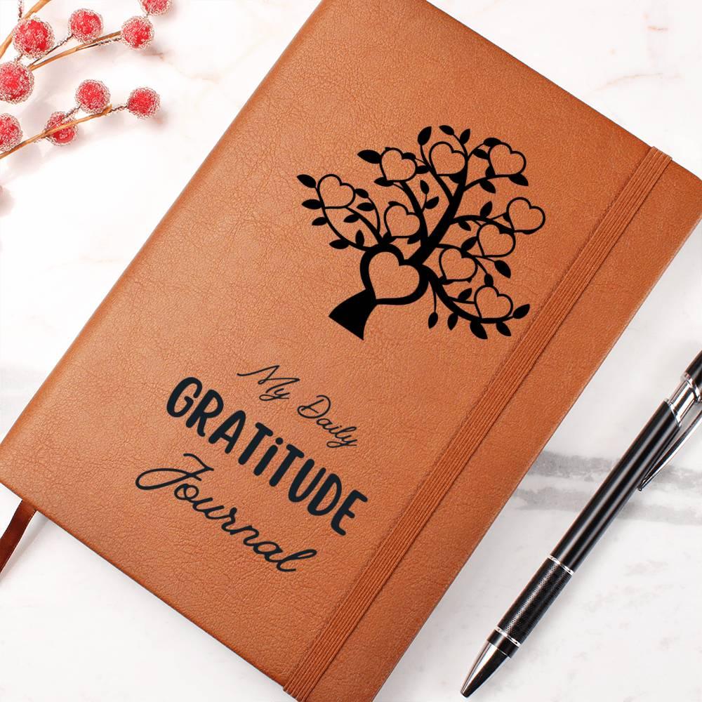 Gratitude Journal with Vegan Leather Cover – Reflect & Inspire - Kim’s Signature Beauty & Accessories