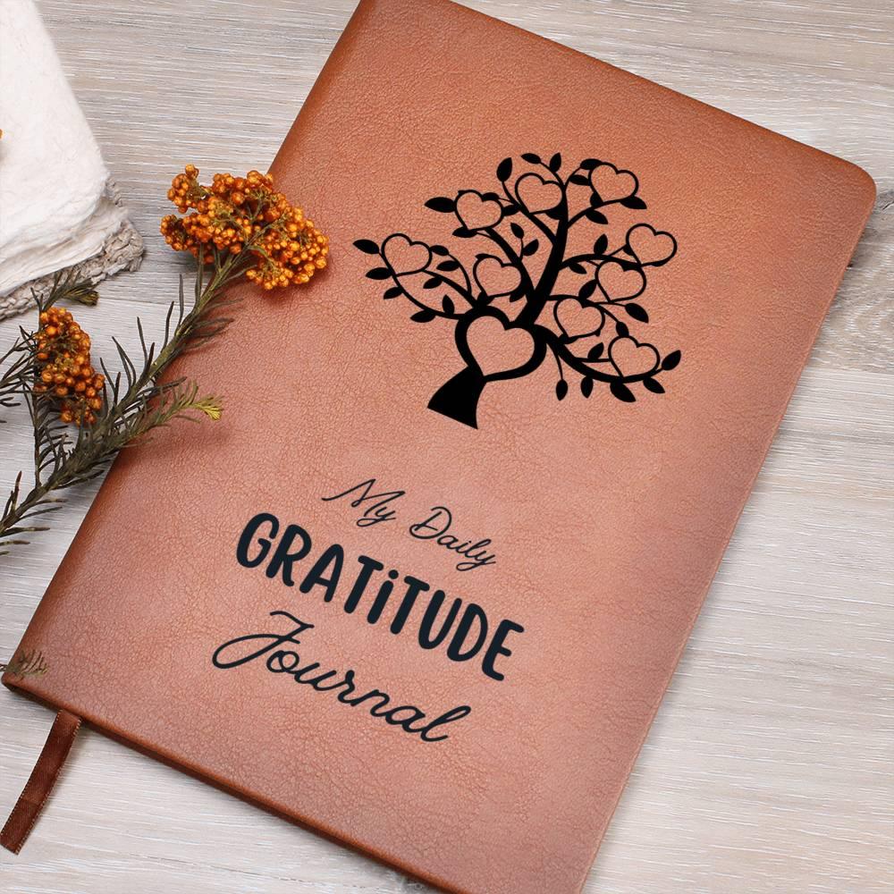 Gratitude Journal with Vegan Leather Cover – Reflect & Inspire - Kim’s Signature Beauty & Accessories