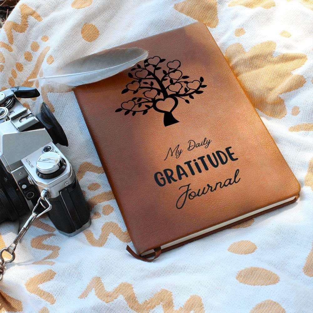 Gratitude Journal with Vegan Leather Cover – Reflect & Inspire - Kim’s Signature Beauty & Accessories
