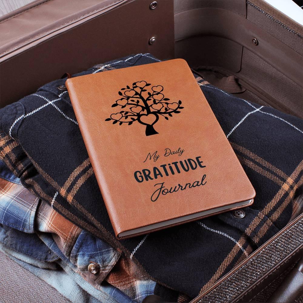 Gratitude Journal with Vegan Leather Cover – Reflect & Inspire - Kim’s Signature Beauty & Accessories