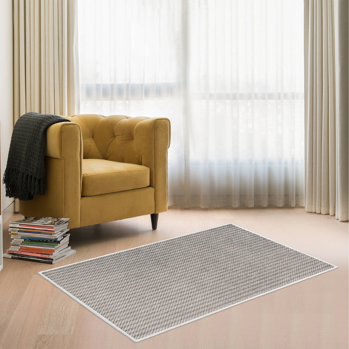 Gray & Black Vingtage Rug - Kim’s Signature Beauty & Accessories