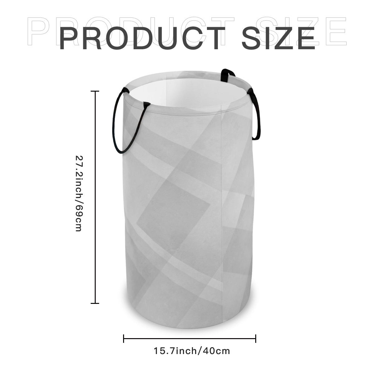 Gray Foldable Laundry Basket - Kim’s Signature Beauty & Accessories    