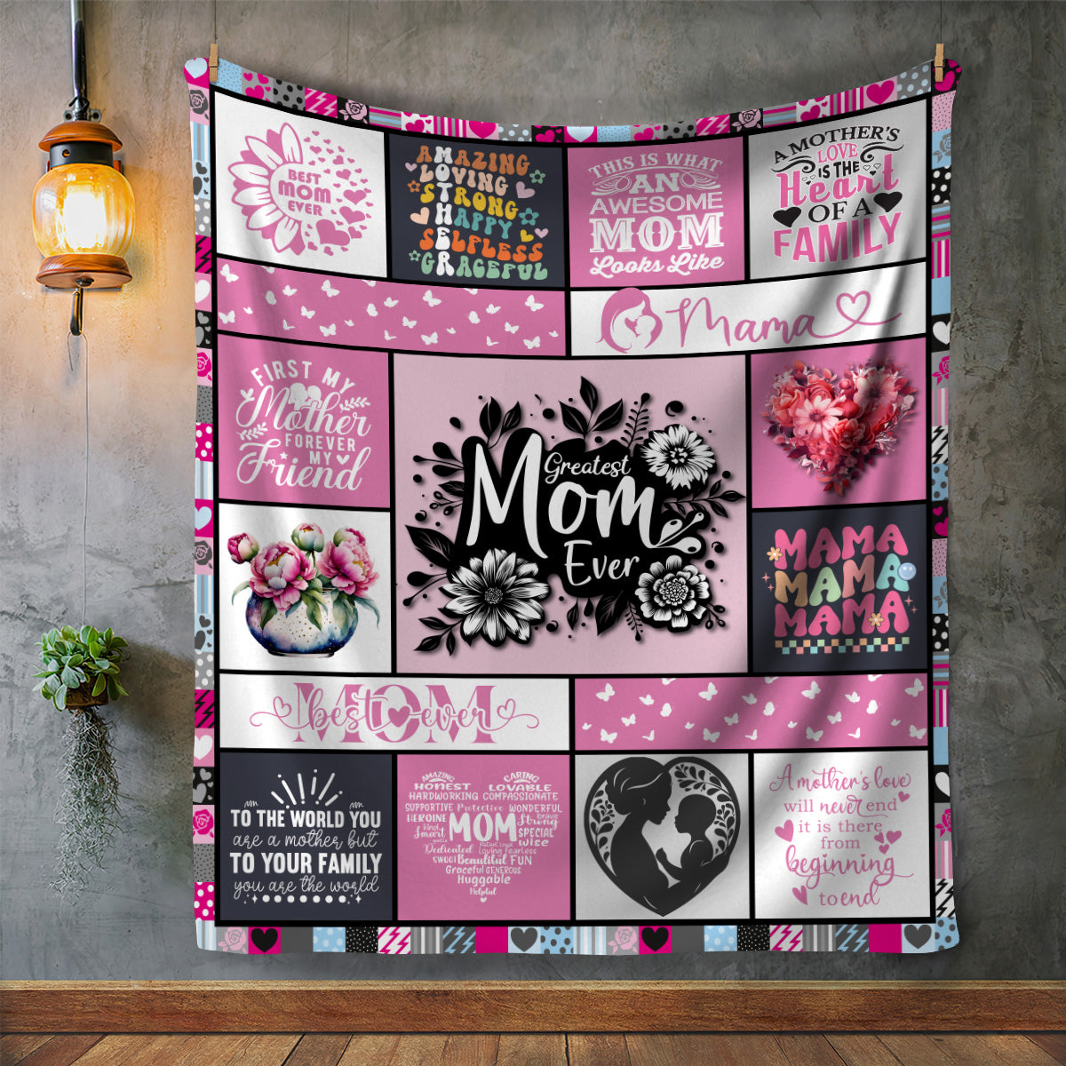 Greatest Mom Ever Blanket - Kim’s Signature Beauty & Accessories    