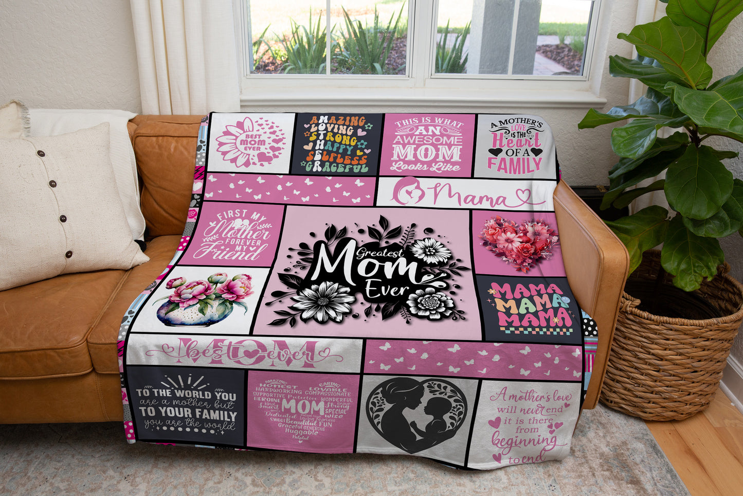 Greatest Mom Ever Blanket - Kim’s Signature Beauty & Accessories    