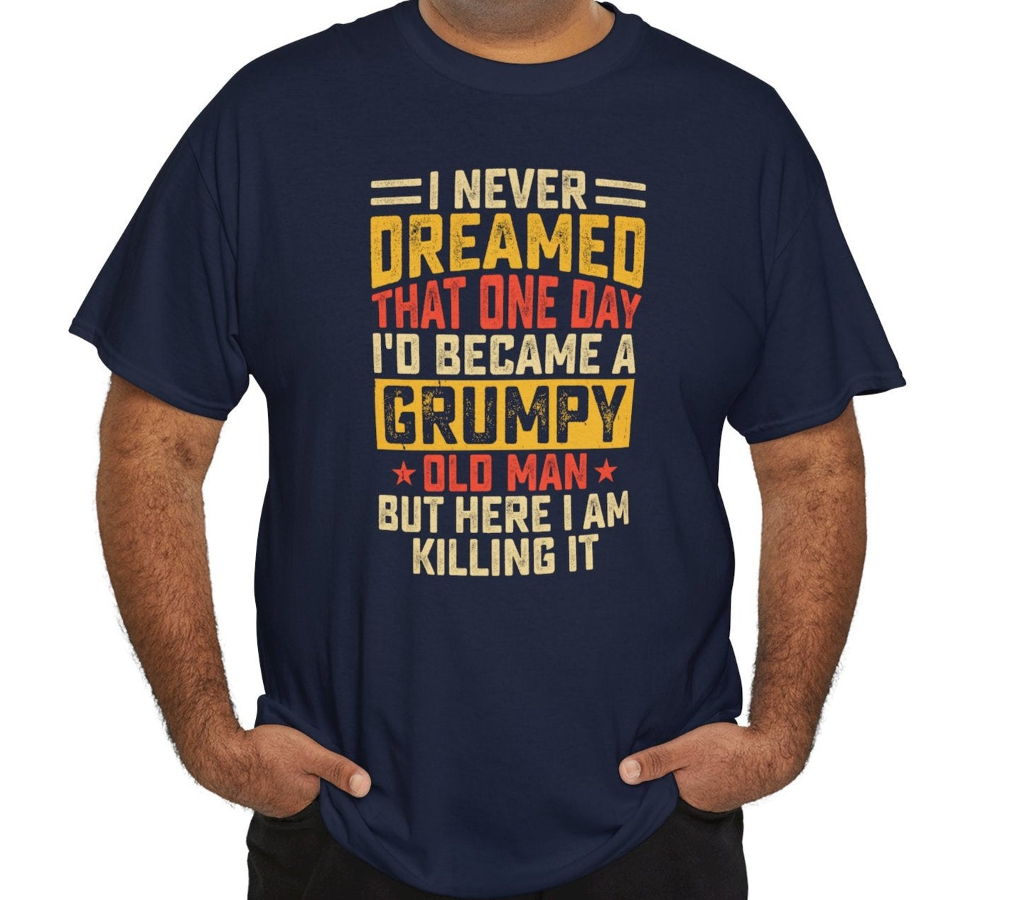 Grumpy Old Man Heavy Cotton Tee - Kim’s Signature Beauty & Accessories    