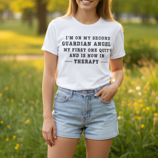 Guardian Angel Therapy | Cotton Tee - Kim’s Signature Beauty & Accessories