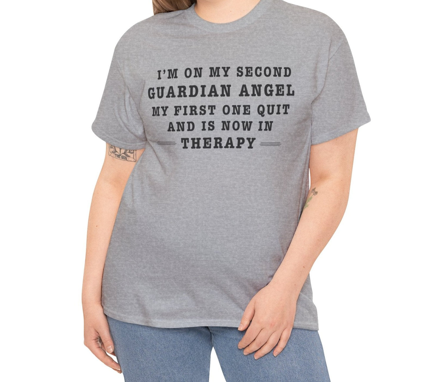 Guardian Angel Therapy | Cotton Tee - Kim’s Signature Beauty & Accessories    