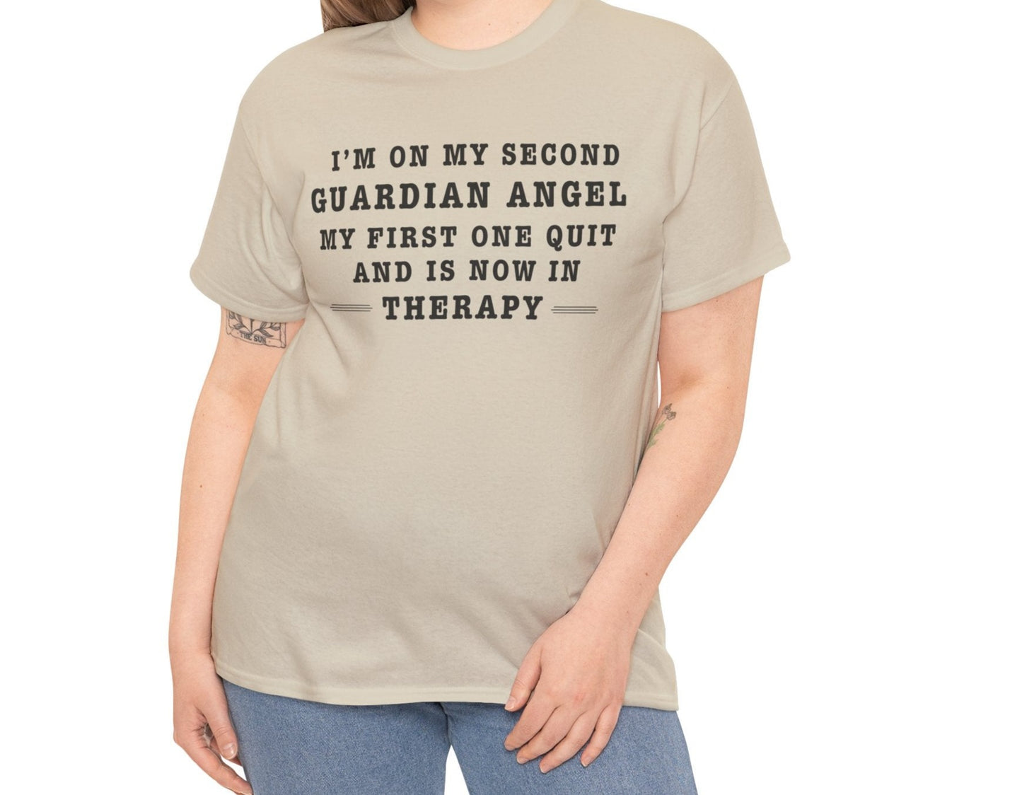 Guardian Angel Therapy | Cotton Tee - Kim’s Signature Beauty & Accessories    