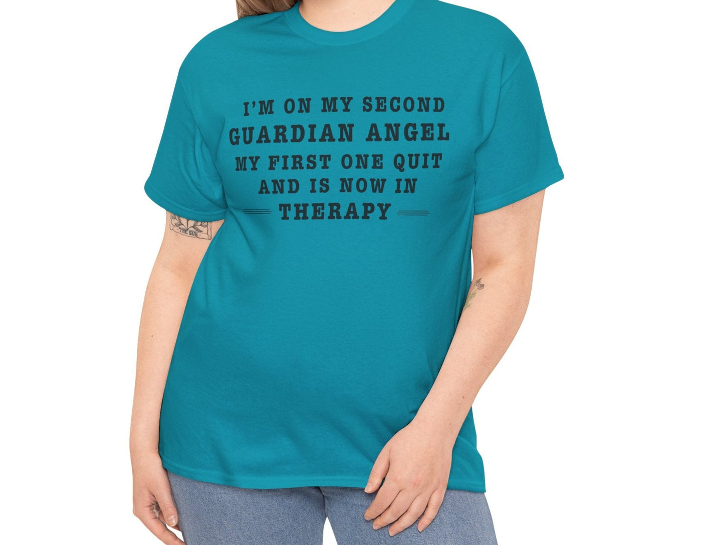 Guardian Angel Therapy | Cotton Tee - Kim’s Signature Beauty & Accessories    