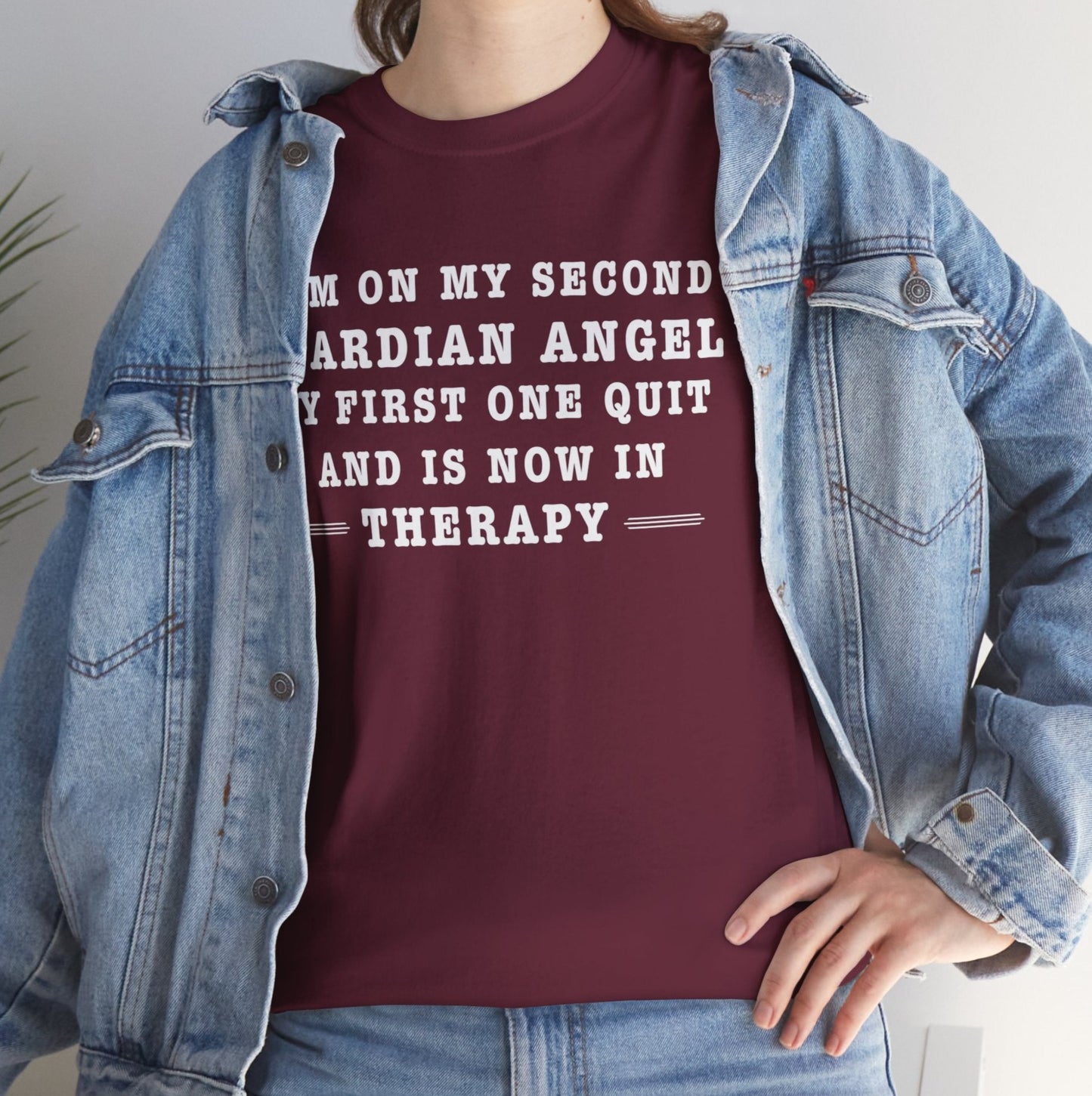 Guardian Angel Therapy | Cotton Tee - Kim’s Signature Beauty & Accessories    
