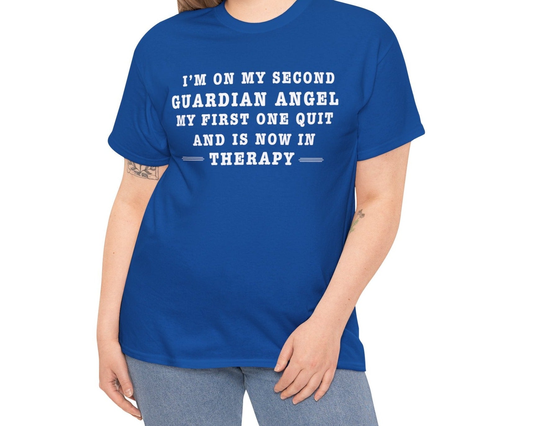 Guardian Angel Therapy | Cotton Tee - Kim’s Signature Beauty & Accessories    