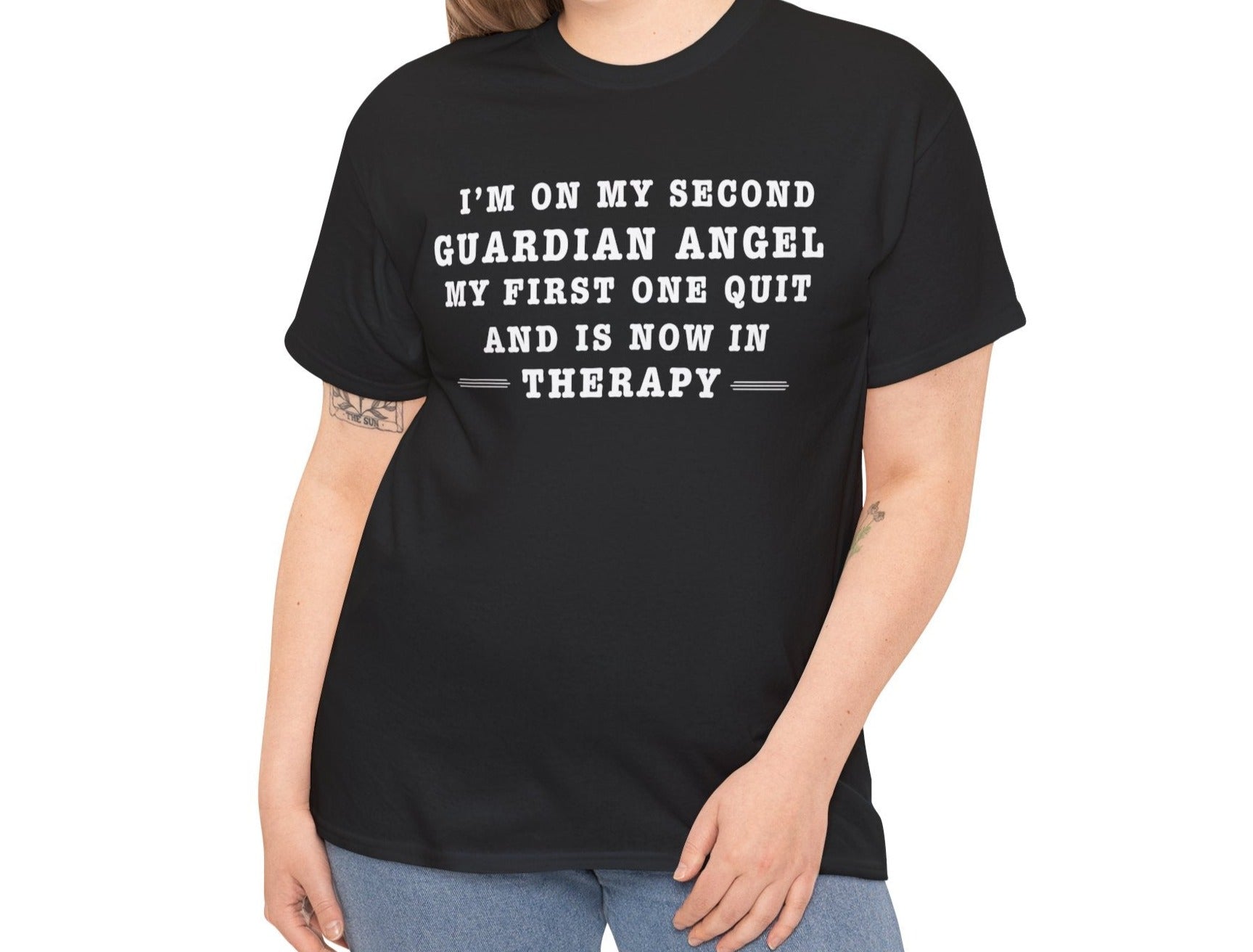Guardian Angel Therapy | Cotton Tee - Kim’s Signature Beauty & Accessories    