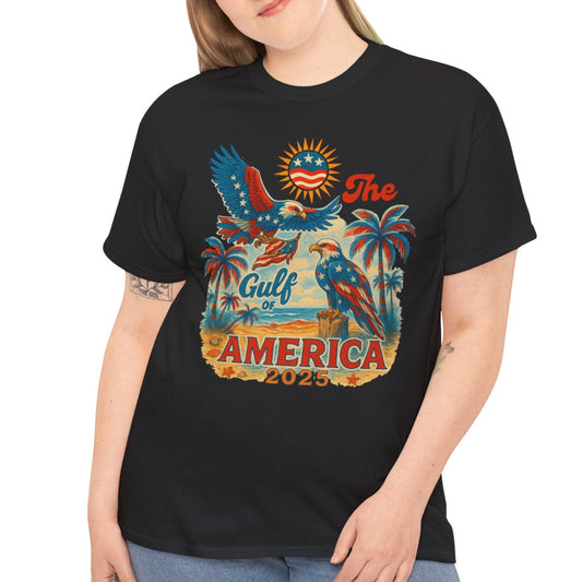 Gulf of America Vintage Tee, Unisex Cotton Shirt - Kim’s Signature Beauty & Accessories    