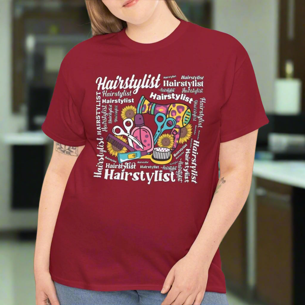 Hair Stylist Tools Design Tee - Kim’s Signature Beauty & Accessories    