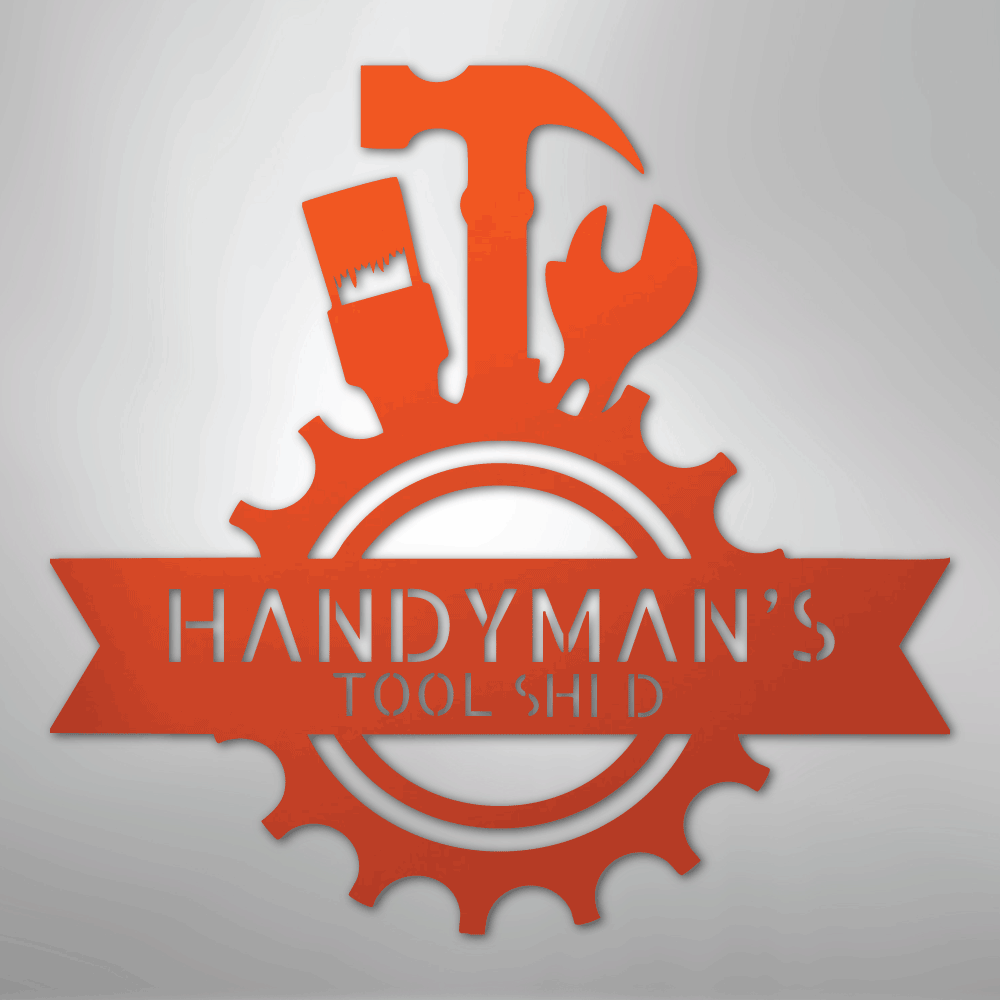 Handyman Shop Monogram - Steel Sign - Kim’s Signature Beauty & Accessories