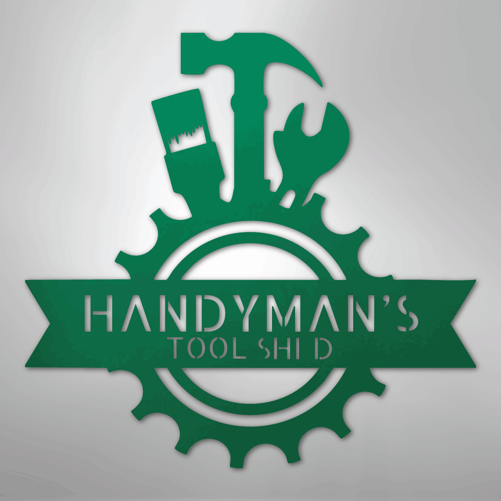 Handyman Shop Monogram - Steel Sign - Kim’s Signature Beauty & Accessories