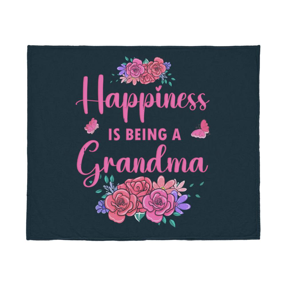 Happiness is Being a Grandma Blanket 50X60 - Kim’s Signature Beauty & Accessories    