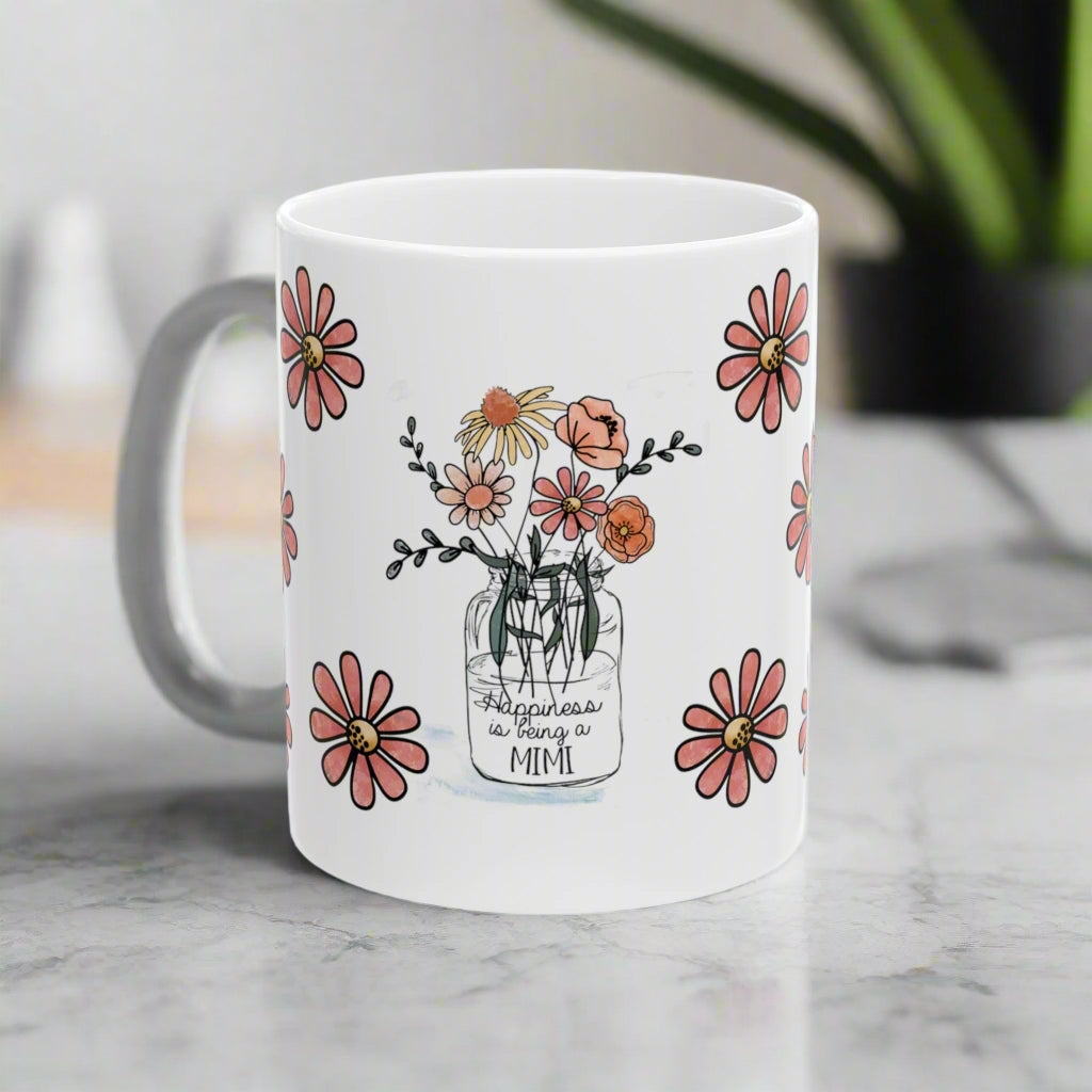 Happiness is being a Mimi 11oz Mug - Kim’s Signature Beauty & Accessories    