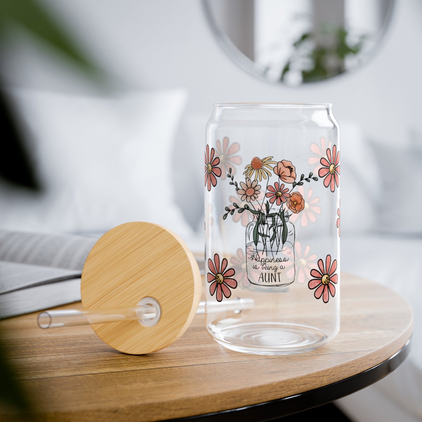 Happiness is being an Aunt | Sipper Glass - Kim’s Signature Beauty & Accessories    