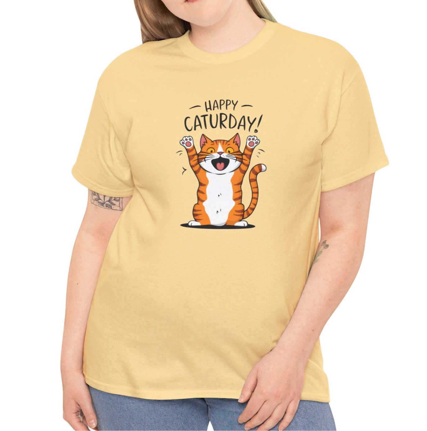 Happy Caturday!!  Cotton Tee - Kim’s Signature Beauty & Accessories    