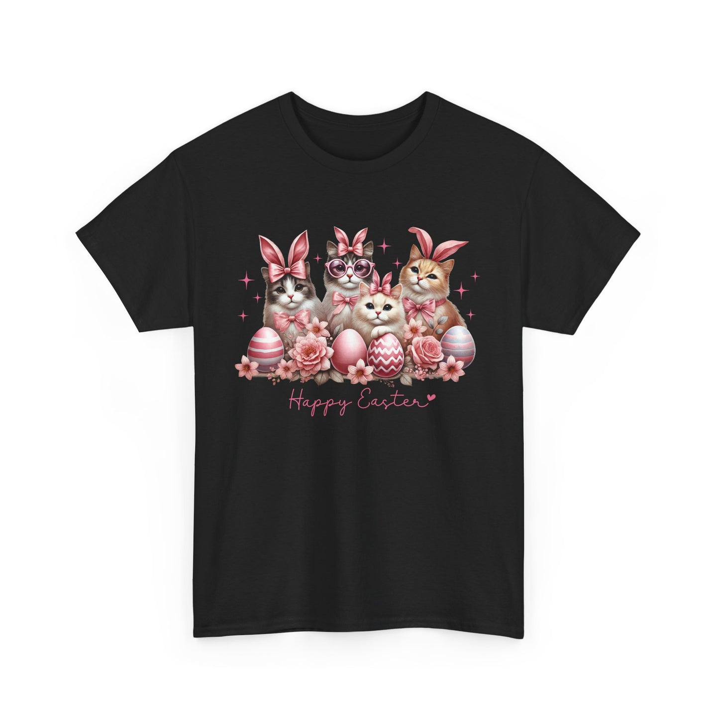 Happy Easter - Adorable Cats with Bunny Ears Tee 🐱🐰🌸 - Kim’s Signature Beauty & Accessories    