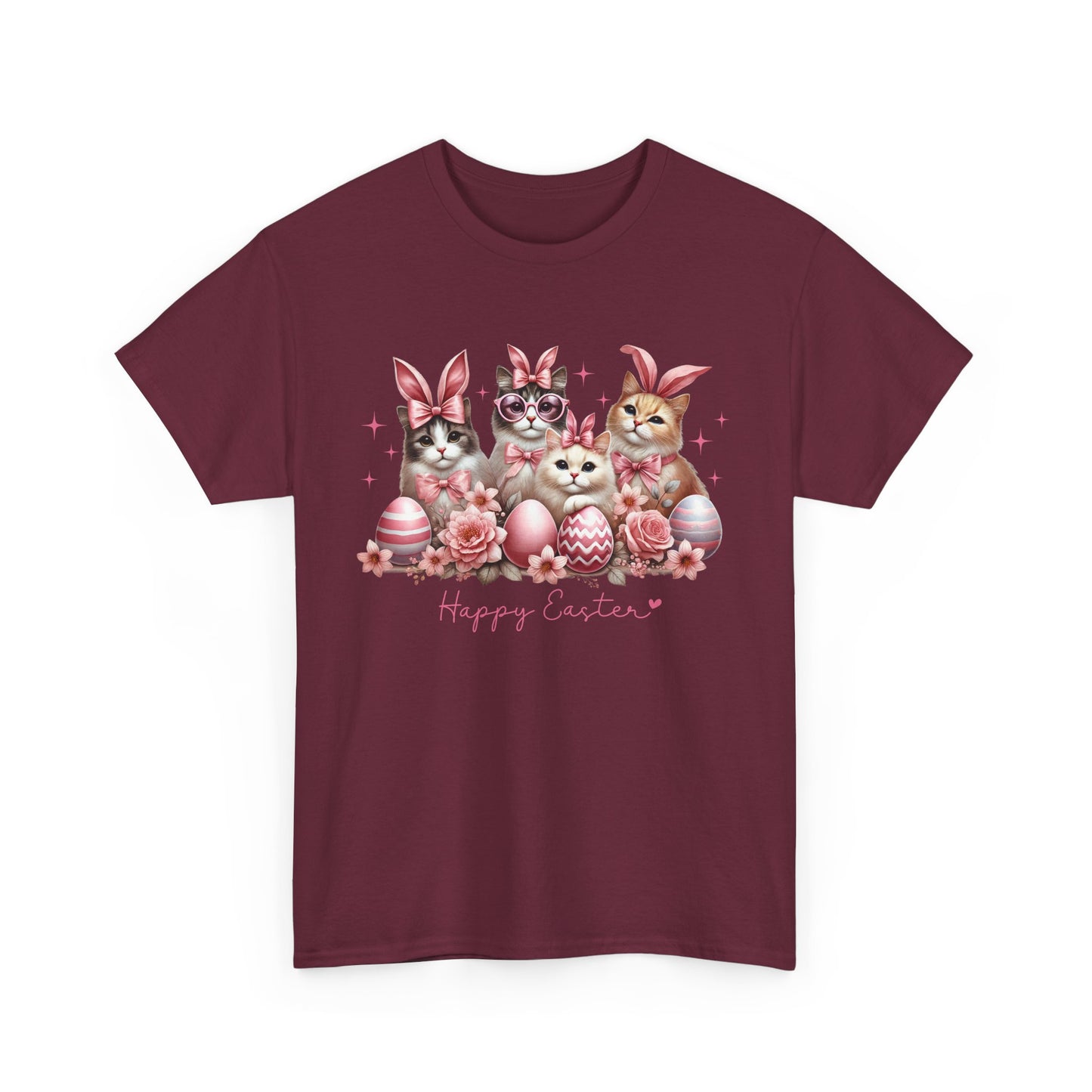 Happy Easter - Adorable Cats with Bunny Ears Tee 🐱🐰🌸 - Kim’s Signature Beauty & Accessories    