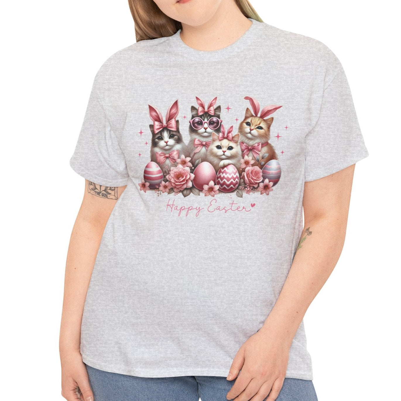Happy Easter - Adorable Cats with Bunny Ears Tee 🐱🐰🌸 - Kim’s Signature Beauty & Accessories    