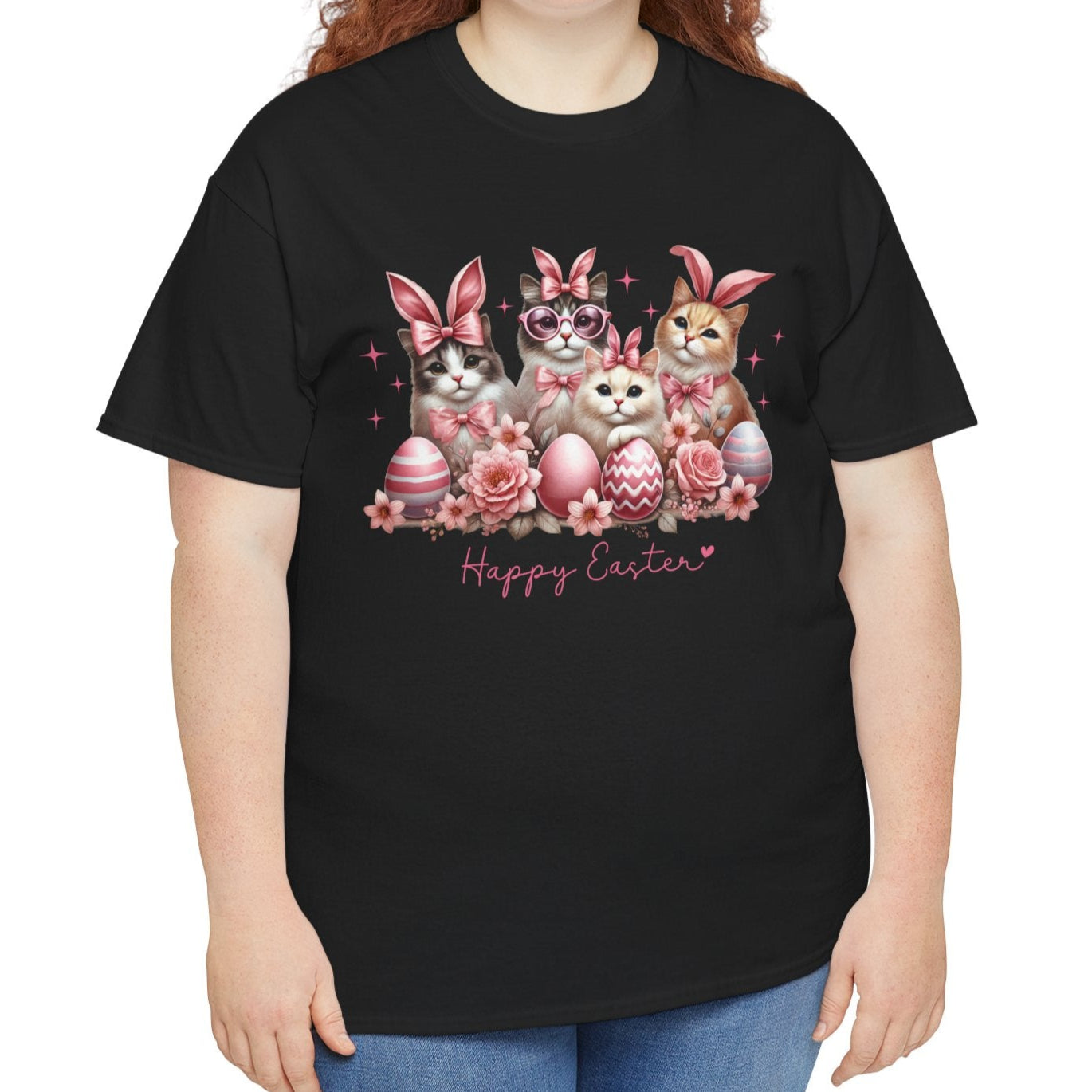 Happy Easter - Adorable Cats with Bunny Ears Tee 🐱🐰🌸 - Kim’s Signature Beauty & Accessories    