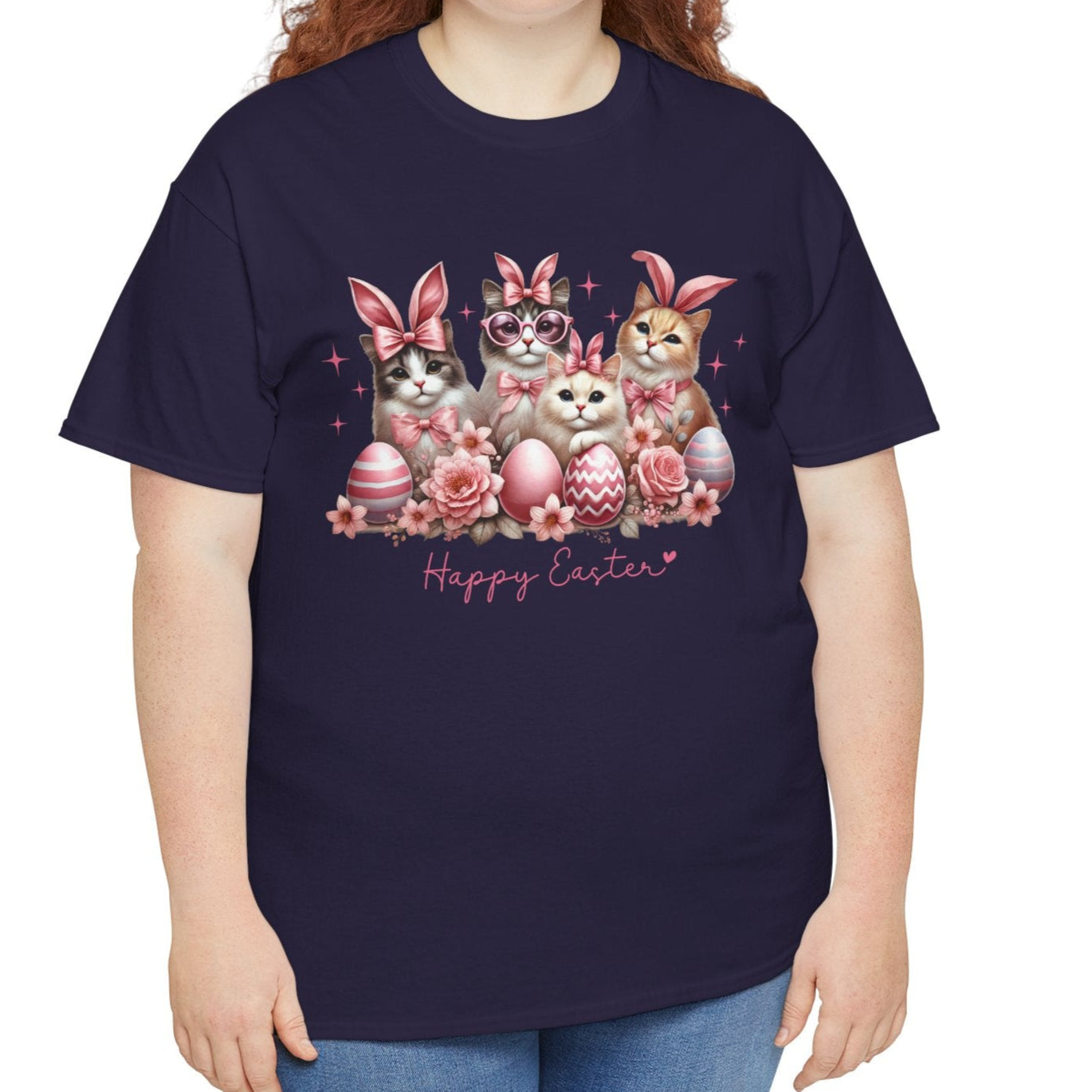 Happy Easter - Adorable Cats with Bunny Ears Tee 🐱🐰🌸 - Kim’s Signature Beauty & Accessories    