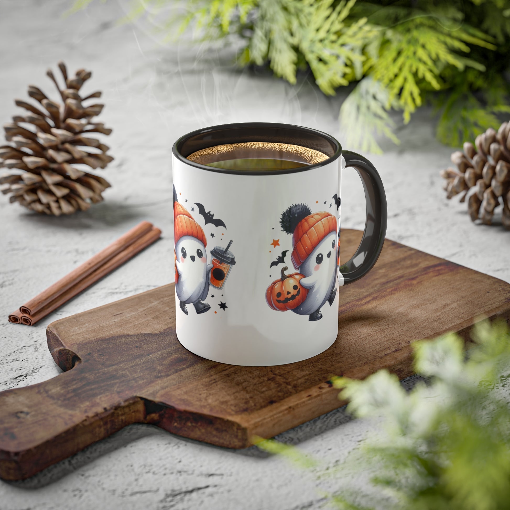 Happy Ghost Colorful Mugs, 11oz - Kim’s Signature Beauty & Accessories    