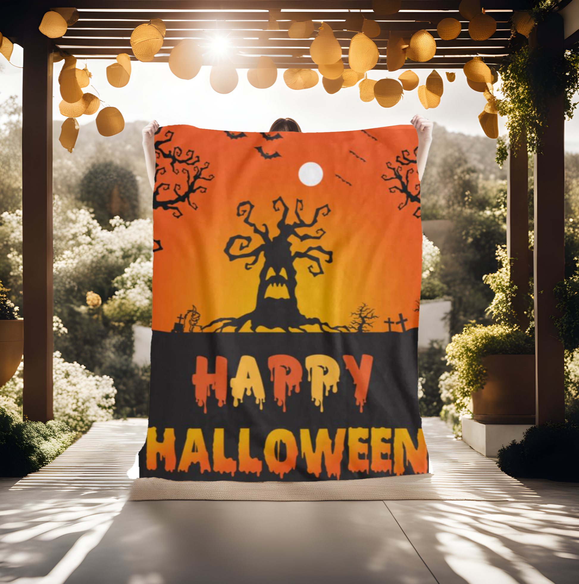 Happy Halloween Fleece Blanket (60X80) - Kim’s Signature Beauty & Accessories    