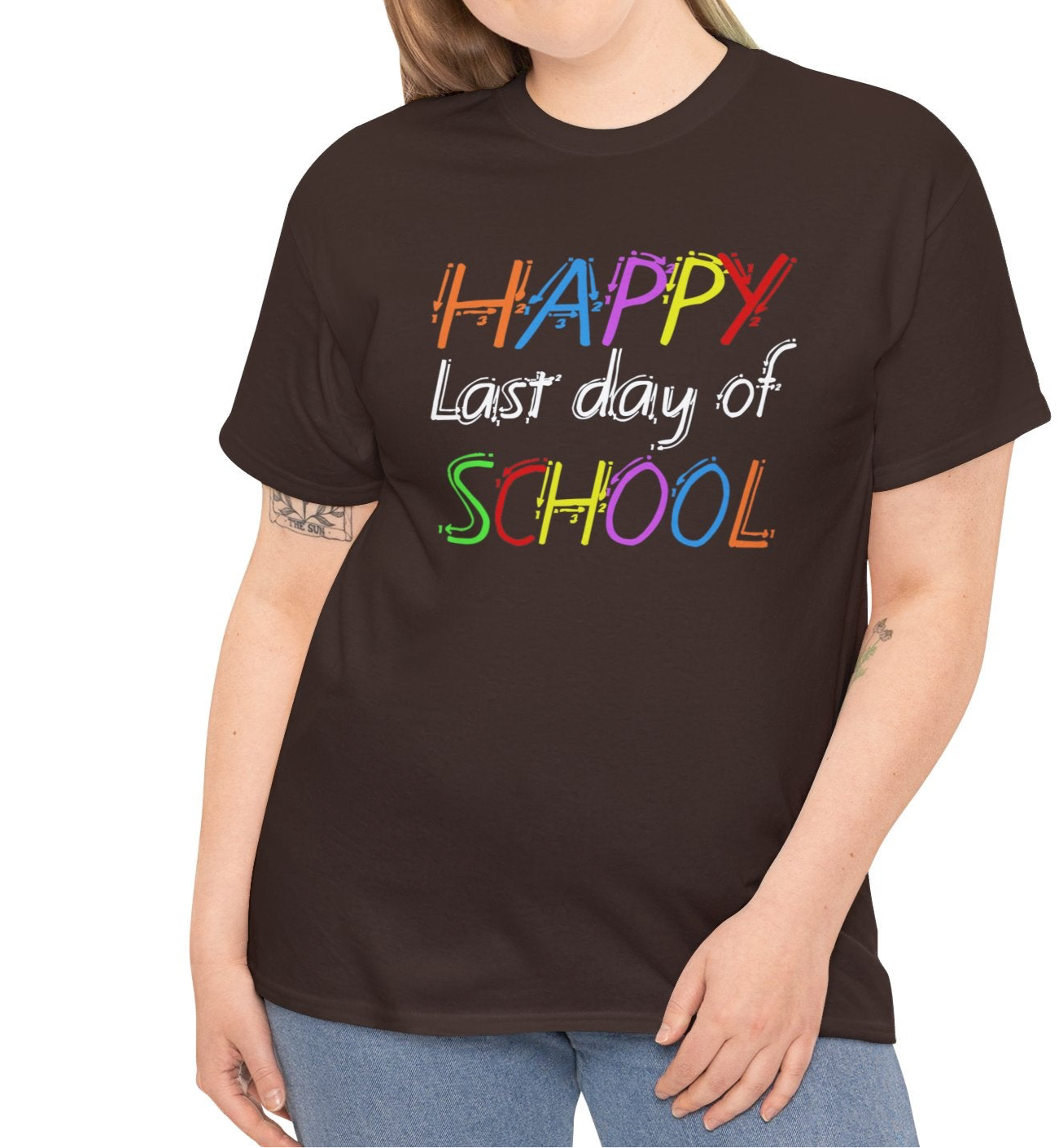 Happy Last Day of School | Unisex Cotton Tee - Kim’s Signature Beauty & Accessories    