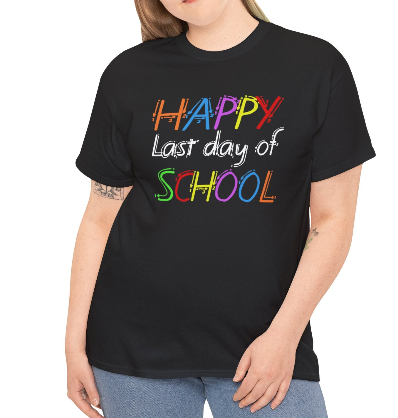 Happy Last Day of School | Unisex Cotton Tee - Kim’s Signature Beauty & Accessories    