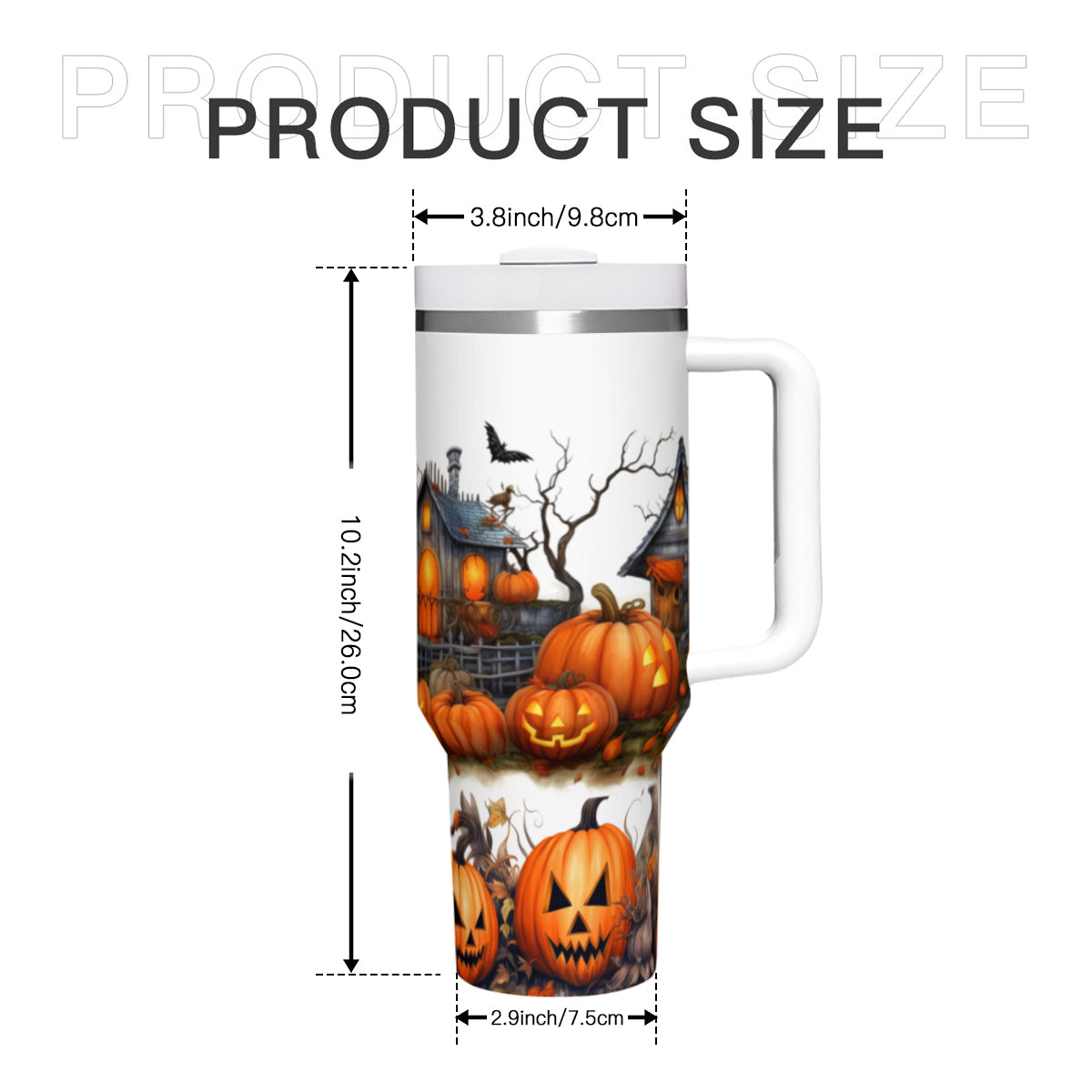 Haunted House 40oz Tumbler - Kim’s Signature Beauty & Accessories    