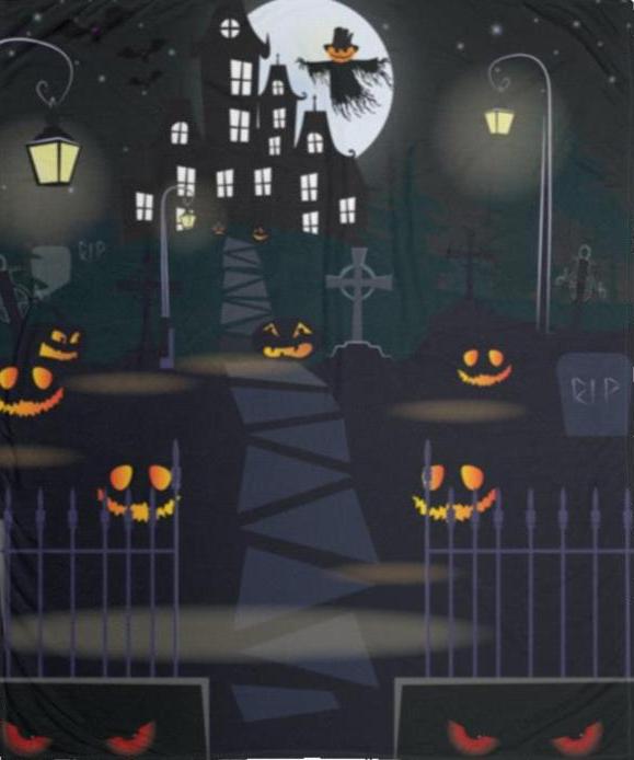 Haunted House Blanket - Kim’s Signature Beauty & Accessories    