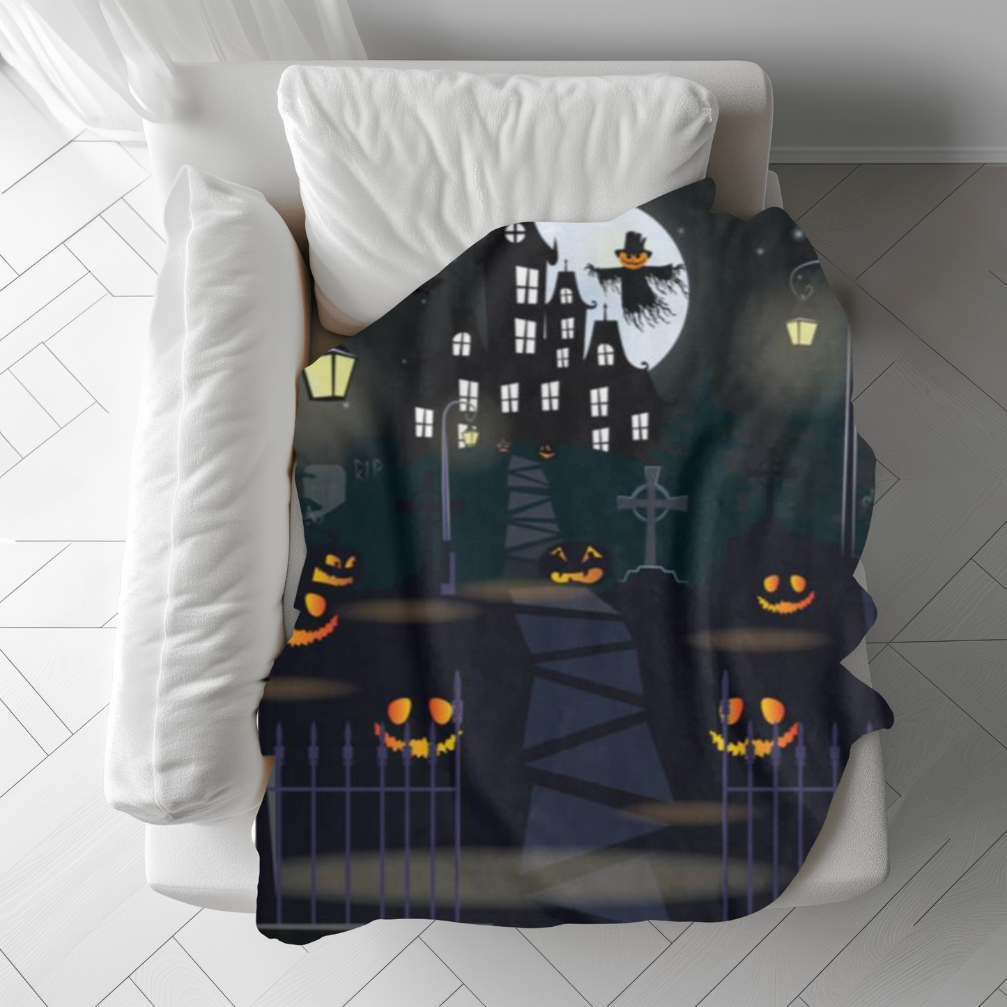 Haunted House Blanket - Kim’s Signature Beauty & Accessories    