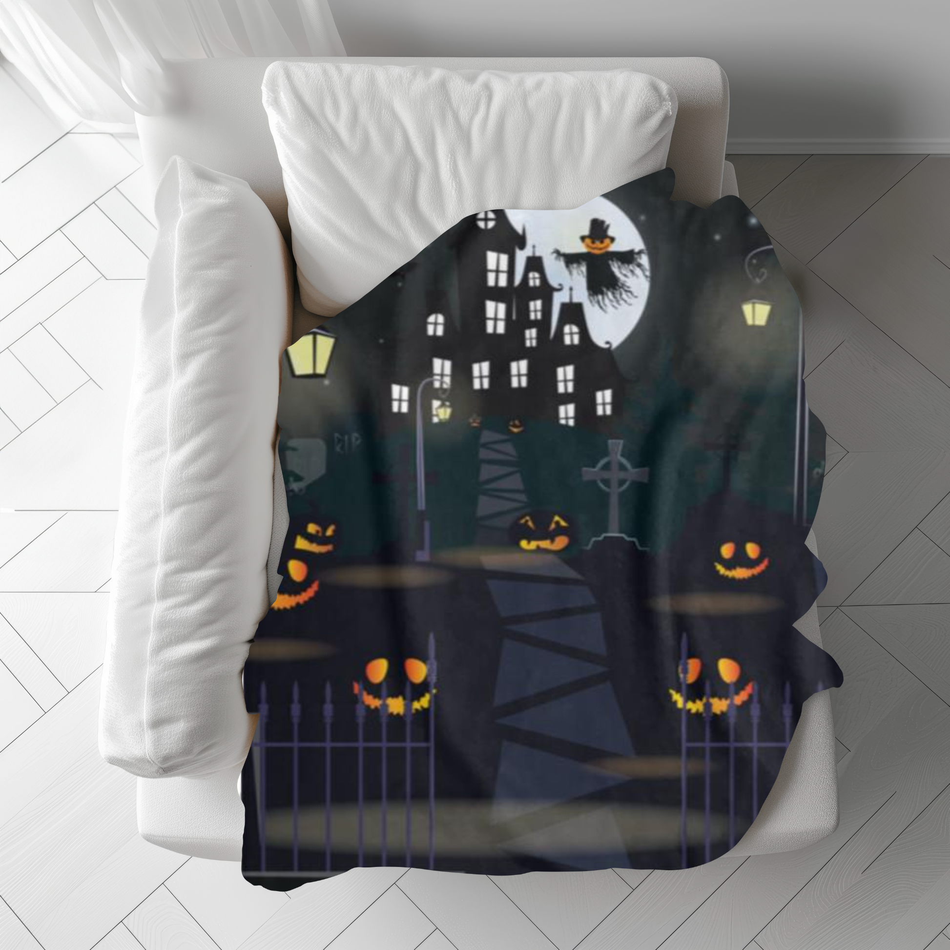 Haunted House Blanket - Kim’s Signature Beauty & Accessories    