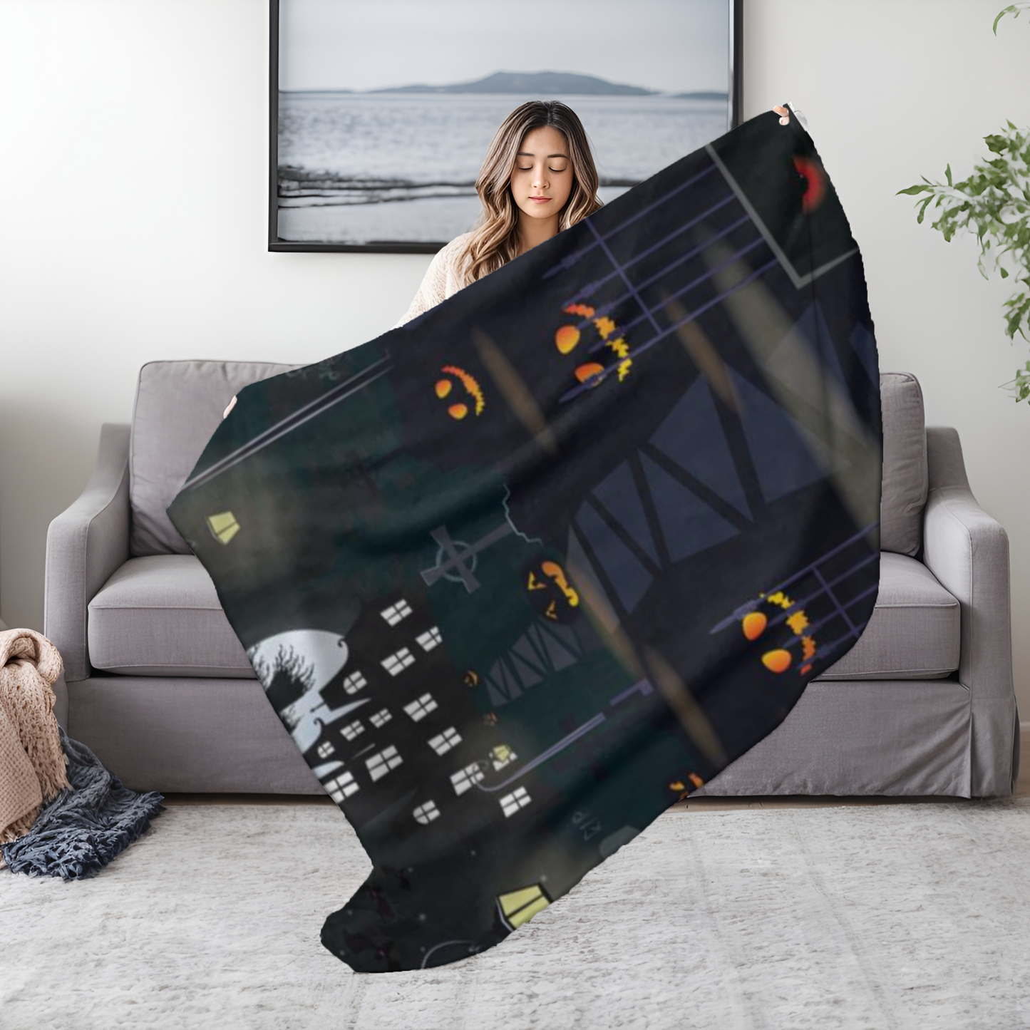 Haunted House Blanket - Kim’s Signature Beauty & Accessories    