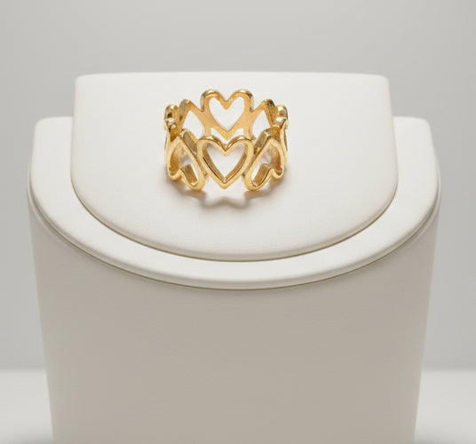 Heart Chain Ring - Kim’s Signature Beauty & Accessories