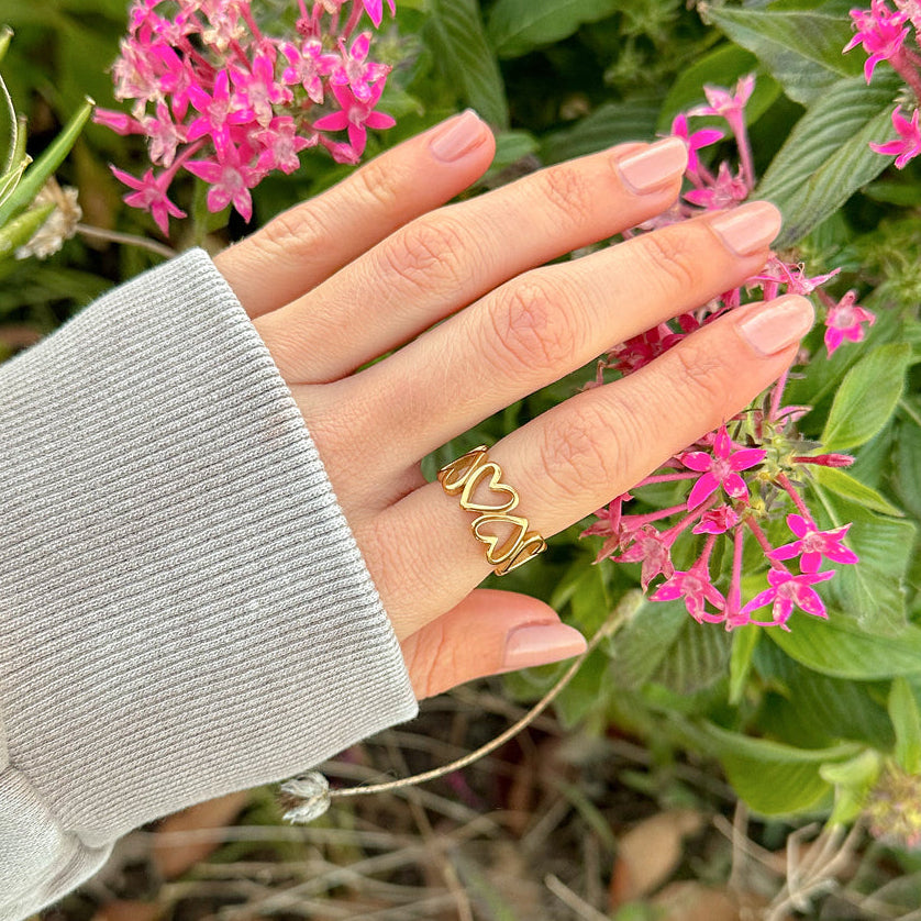 Heart Chain Ring - Kim’s Signature Beauty & Accessories