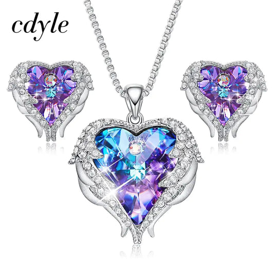 Heart Crystal Necklace - Kim’s Signature Beauty & Accessories    