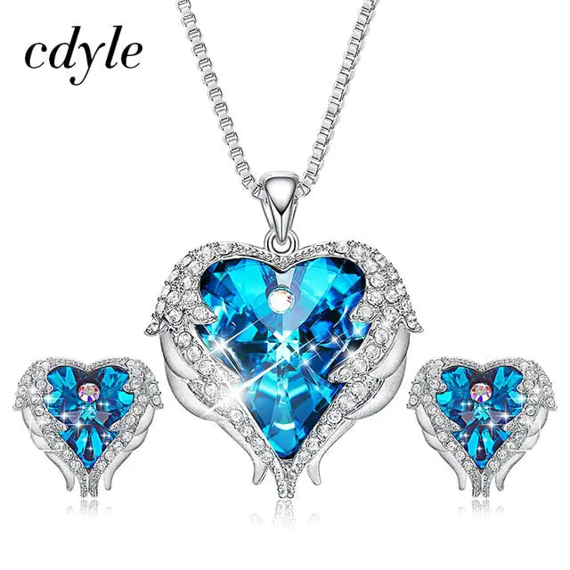 Heart Crystal Necklace - Kim’s Signature Beauty & Accessories    