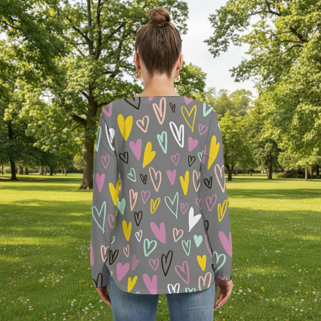 Heart Mania Blouse - Kim’s Signature Beauty & Accessories    