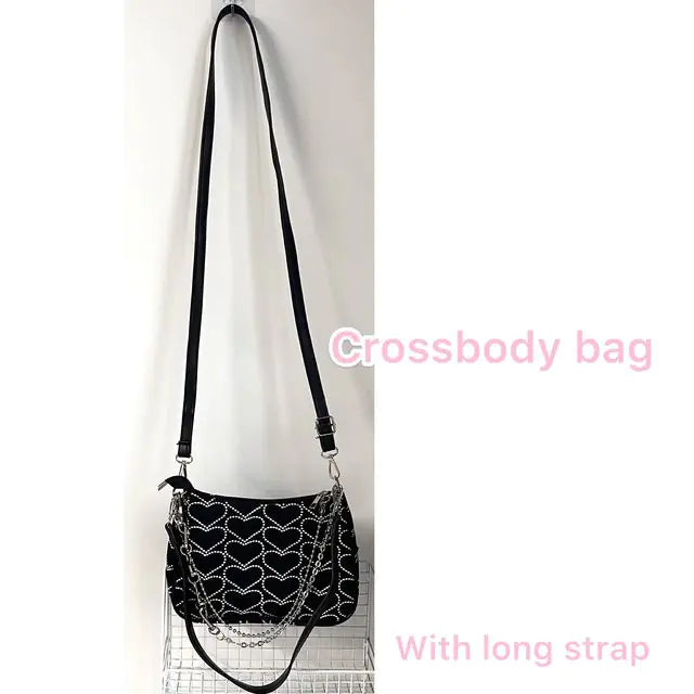 Heart Pattern Shoulder Bag - Kim’s Signature Beauty & Accessories    