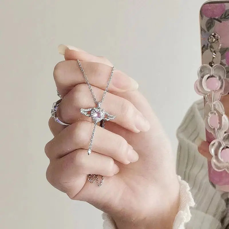 Heart Wings Necklace - Kim’s Signature Beauty & Accessories    